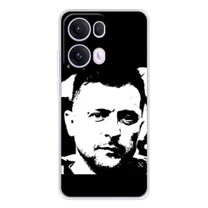 Чехол для OPPO Reno 13 Pro 5G (AlphaPrint - с принтом Зеленского) (Зеленский АРТ)