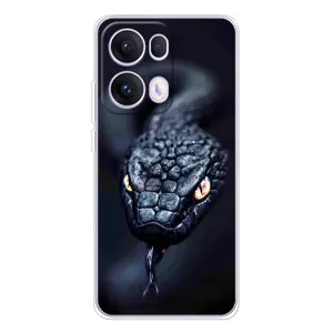 Чехол с картинкой «Хищники» для OPPO Reno 13 Pro 5G (Черная змея)
