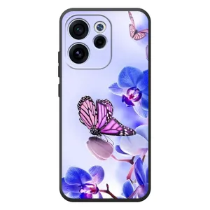 Чехлы с Цветами для OPPO Reno 15 F (VPrint) (Бабочка на цветочке)