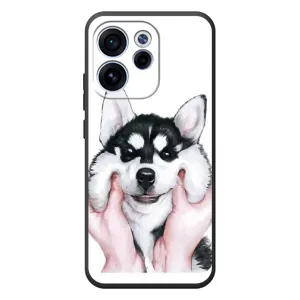 Чохол з принтом «Радісний Хаскі» для OPPO Reno 15 F