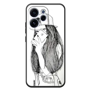 Чехол с печатью для OPPO Reno 15 F - (Мода) (AlphaPrint) (Фото девочки)