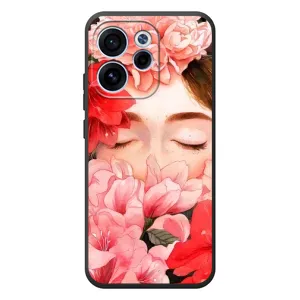 Чехлы (ART) Цветы на OPPO Reno 15 F (VPrint) (Очі в квітах)