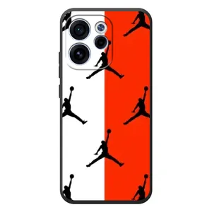 Чехлы для OPPO Reno 15 F - с картинкой JORDAN (AlphaPrint) (Лого Джордан)