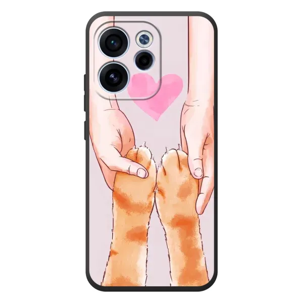 Чехол с принтом «Любовь к котикам» для OPPO Reno 15 F