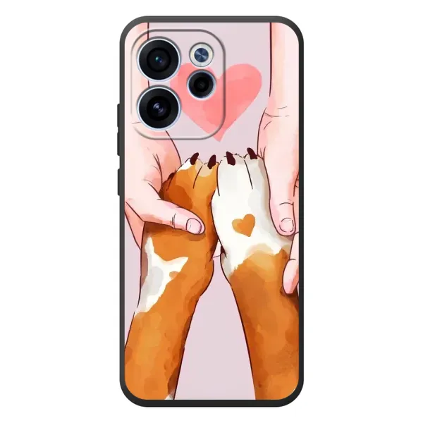 Чохол з принтом «Любовь до собак» для OPPO Reno 15 F