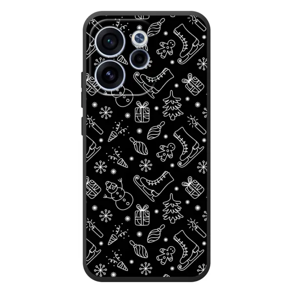 Чехол с принтом «Новогодний фон» для OPPO Reno 15 F Чехол с принтом «Новогодний фон» для OPPO Reno 15 F