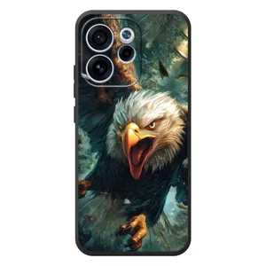 Чехол с картинкой «Хищники» для OPPO Reno 15 F (Орел в полете)