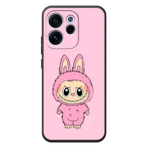 Чехол с Лабубу на OPPO Reno 15 F (Розовый Лабубу)