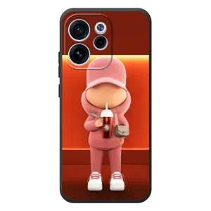Крутые Чехлы Луи Виттон для OPPO Reno 15 F (AlphaPrint) (С Кофе)