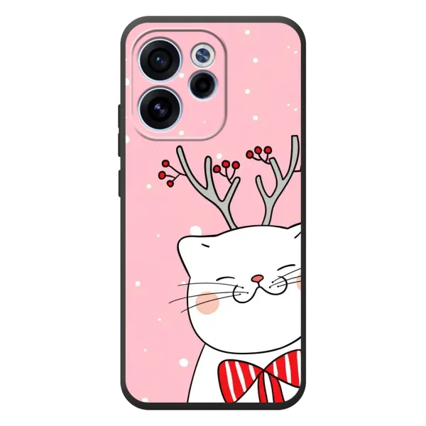 Чехол с принтом «Зимний кот» для OPPO Reno 15 F Чехол с принтом «Зимний кот» для OPPO Reno 15 F