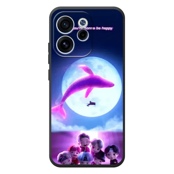 Чехол с принтом «КИТ BTS» для OPPO Reno 15 FS Чехол с принтом «КИТ BTS» для OPPO Reno 15 FS