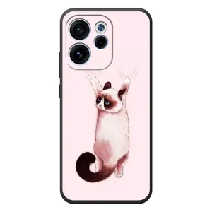 Чехол на ..."ОППО Ренo 15 ФС" с Котами (VPrint) (Котик падает)