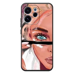 Чехол с печатью для OPPO Reno 15 FS - (Мода) (AlphaPrint) (Макияж)