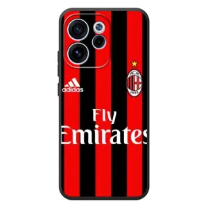Чехлы для OPPO Reno 15 FS (VPrint) - Футбольные клубы (Milan)