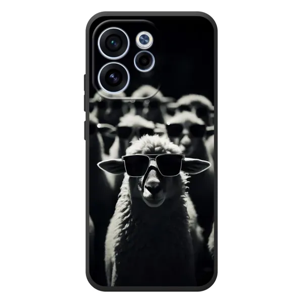 Чехол с принтом «Овечка в очках» для OPPO Reno 15 FS Чехол с принтом «Овечка в очках» для OPPO Reno 15 FS