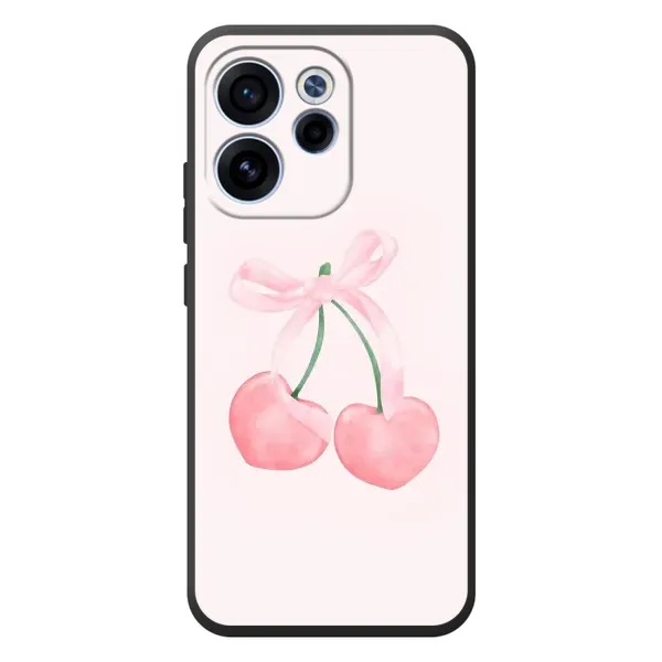 Чехол с принтом «Розовые вишни» для OPPO Reno 15 FS