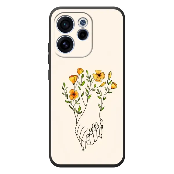 Чехол с принтом «Руки любви» для OPPO Reno 15 FS