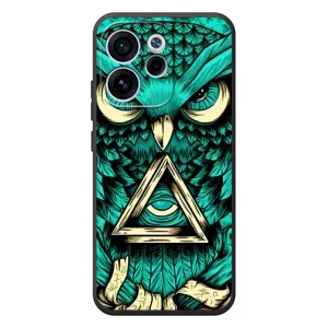 Чехол с птицами на OPPO Reno 15 FS (VPrint) (Сова с глазом)