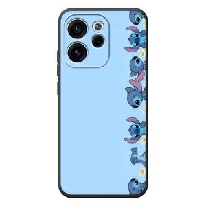 Чехол с принтом Стич на OPPO Reno 15 FS (Стич фон)