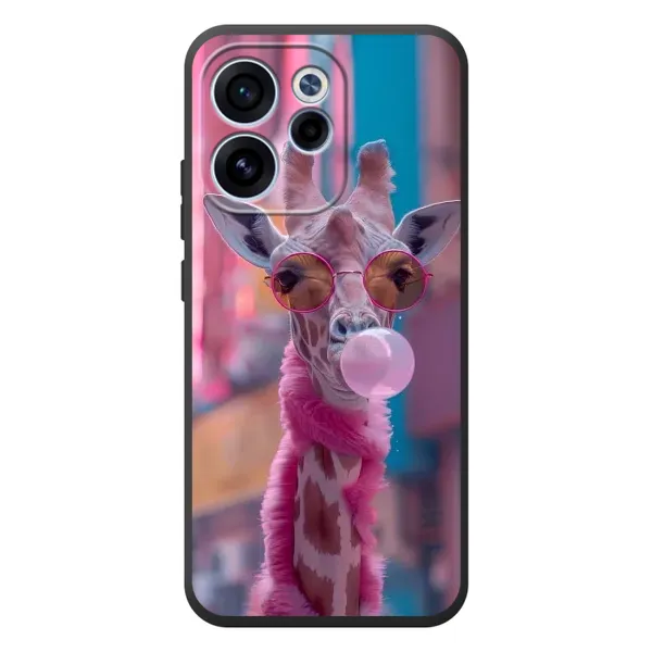 Чехол с принтом «Стильный жирав» для OPPO Reno 15 FS Чехол с принтом «Стильный жирав» для OPPO Reno 15 FS