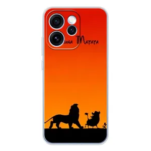 Чехол Король лев на OPPO Рено 15 Про (Акуна Матата закат)