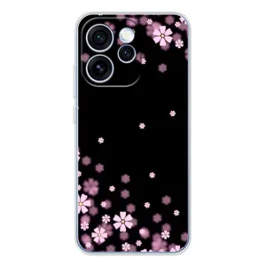 Чохол для ОРО Reno 15 Pro - з принтом (Дизайнерські) (AlphaPrint) (Квіти маленькі)