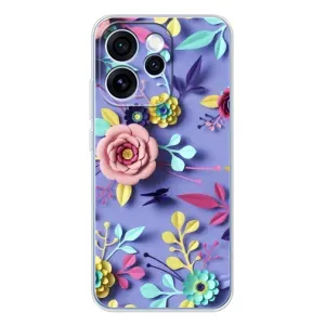 Чохли з квітами для OPPO Reno 15 Pro (VPrint) (Дизайн квітів)