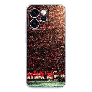 Чехол Манчестер Юнайтед для OPPO Рено 15 Про (AlphaPrint) (фанаты Манчестер Юнайтед)