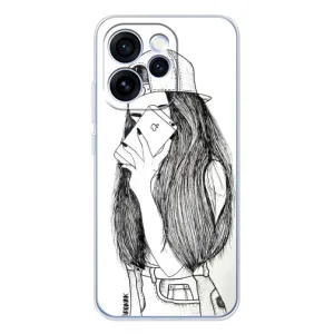 Чехол с печатью для OPPO Reno 15 Pro - (Мода) (AlphaPrint) (Фото девочки)