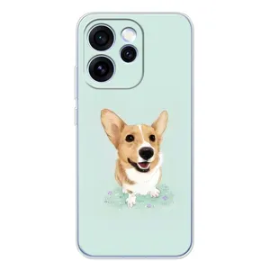 Чехлы с собаками для OPPO Reno 15 Pro (VPrint) (Корги)