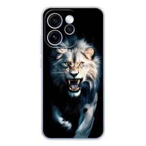 Чехол с картинкой «Хищники» для OPPO Reno 15 Pro (Лев в темноте)