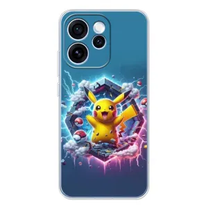 Чохол з Пікачу на OPPO Reno 15 Pro (Лого Пікачу)