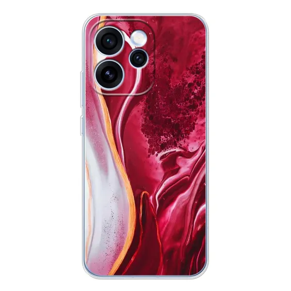 Чехол с принтом «Мрамор красный» для OPPO Reno 15 Pro Чехол с принтом «Мрамор красный» для OPPO Reno 15 Pro