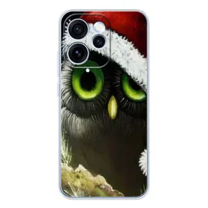Новогодние Чехлы для OPPO Рено 15 Про (VPrint) (Новогодняя Сова)