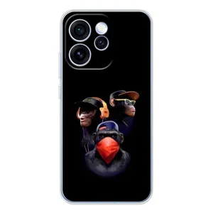 Чохол з Мавпами OPPO Reno 15 Pro - (AlphaPrint) (Три мавпи)
