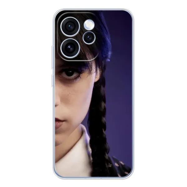 Чехол с принтом «Загадочный взгляд Уэнздей» для OPPO Reno 15 Pro Чехол с принтом «Загадочный взгляд Уэнздей» для OPPO Reno 15 Pro