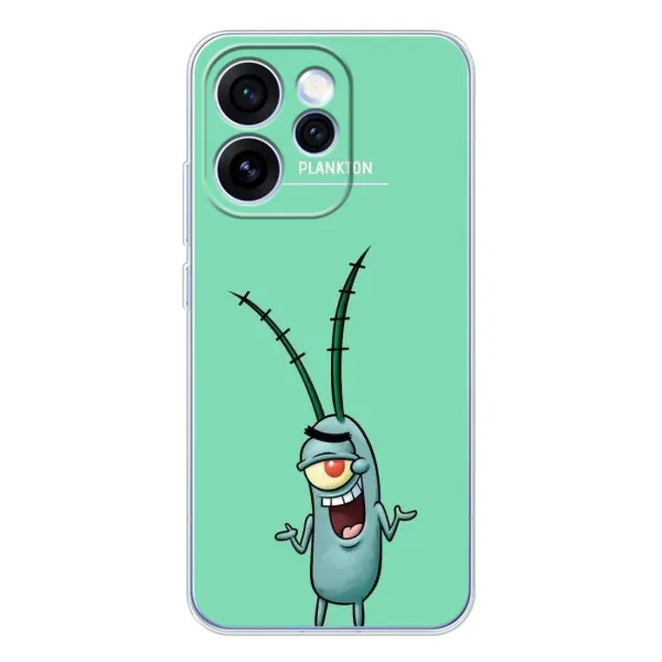 Чохол з принтом «Персонаж Планктон» для OPPO Reno 15 Pro Чохол з принтом «Персонаж Планктон» для OPPO Reno 15 Pro