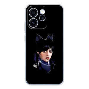 Чехлы Венсдей на OPPO Reno 15 Pro Уэнсдей (AlphaPrint) (серьезная Уэнздей)