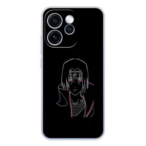 Чехлы на тему: Итачи Учиха для OPPO Reno 15 Pro (AlphaPrint) (силуэт Итачи)