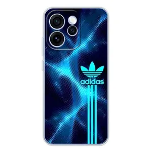 Чехлы Адидас для OPPO Reno 15 Pro (AlphaPrint) (Синий Адидас)