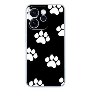 Чехлы с собаками для OPPO Reno 15 Pro (VPrint) (Следы собаки)
