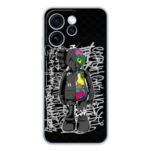 Чехлы для OPPO Reno 15 Pro - Bearbrick Louis Vuitton (PREMIUMPrint) (Стиль Bearbrick)