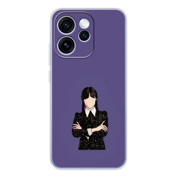 Чехол с принтом «Уэнздей в черном» для OPPO Reno 15 Pro Чехол с принтом «Уэнздей в черном» для OPPO Reno 15 Pro