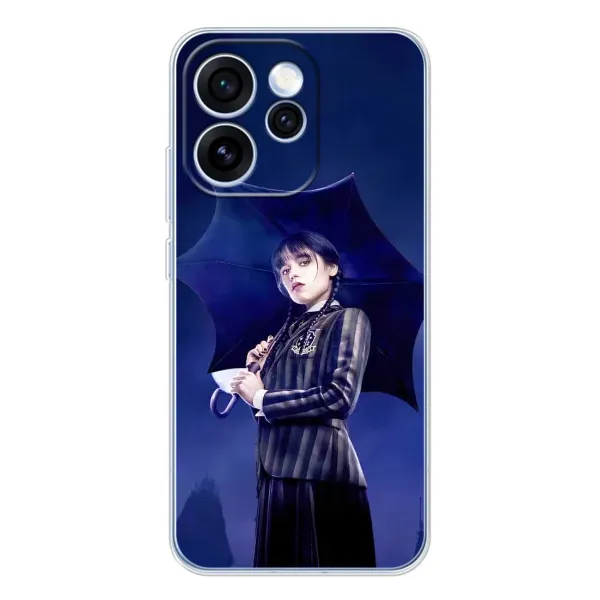 Чехол с принтом «Уэнздей с зонтом» для OPPO Reno 15 Pro Чехол с принтом «Уэнздей с зонтом» для OPPO Reno 15 Pro