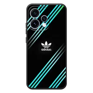 Чехлы Адидас для OPPO Reno 15 (AlphaPrint) (Адидас с полосами)