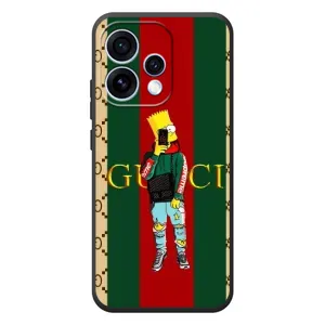 Брендновые Чехлы для OPPO Reno 15 - (PREMIUMPrint) (Барт ГУЧЧИ)