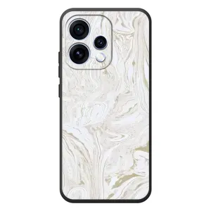 Мраморный чехол на OPPO Reno 15 (VPrint) (Белый мрамор)