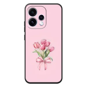 Чохол з розовим принтом для OPPO Reno 15 (Букет квітів)