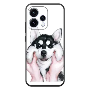 Чехлы с собаками для OPPO Reno 15 (VPrint) (Довольный Хаски)