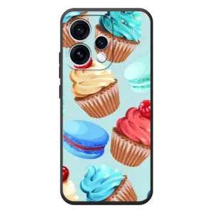 Чехлы с Фруктами для OPPO Reno 15 (VPrint) (Кексики)